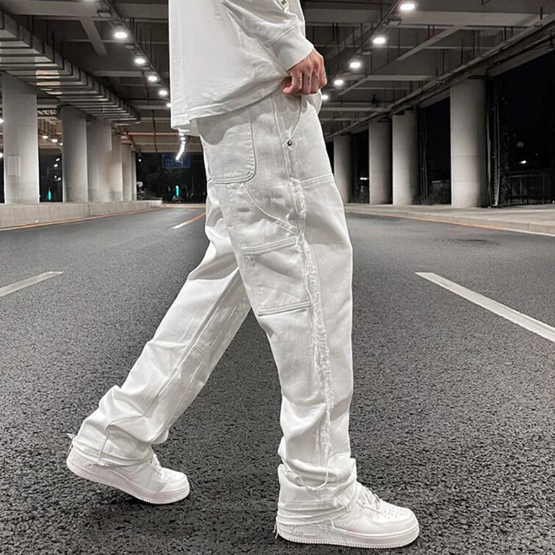 Baggy blanc Homme