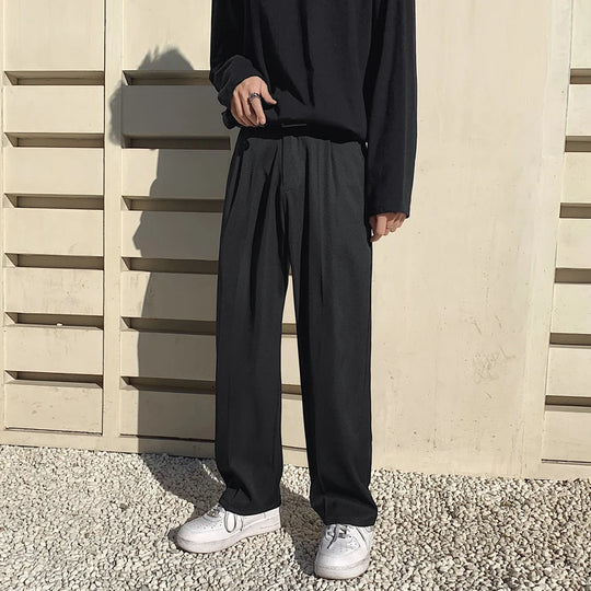 Baggy pleated trousers