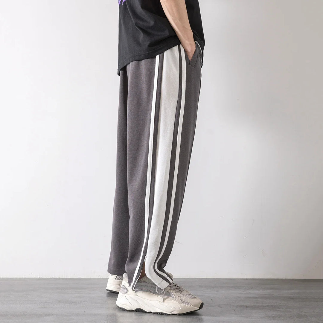 Stacked jogging pants