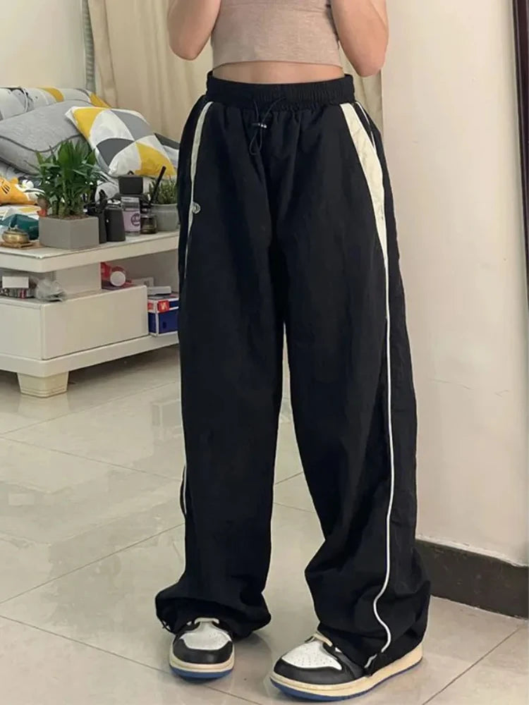 Baggy black sweatpants