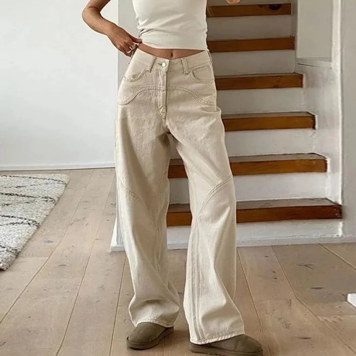 Baggy beige Femme