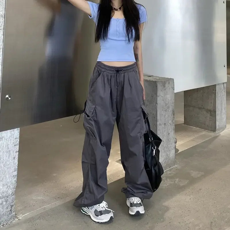 Cargo large gris