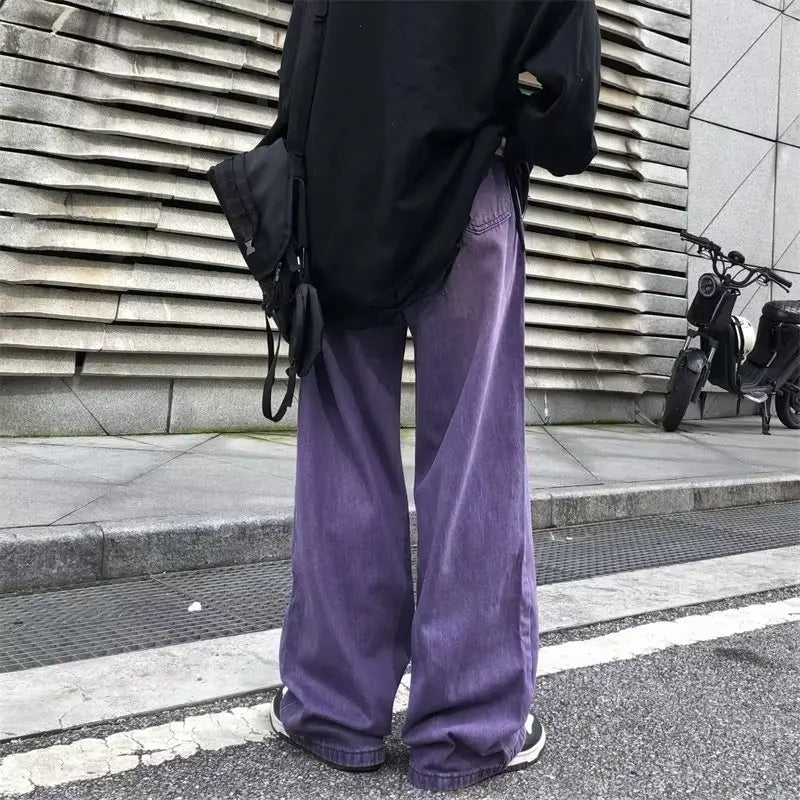 Baggy purple pants