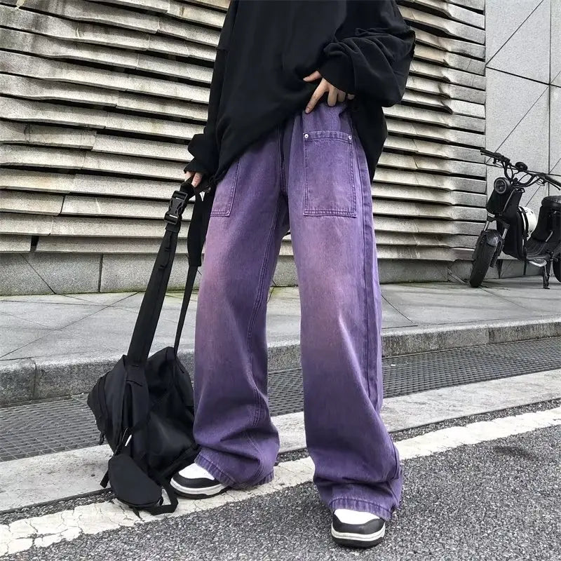 Baggy purple pants