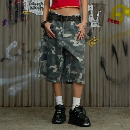 Camo Jorts