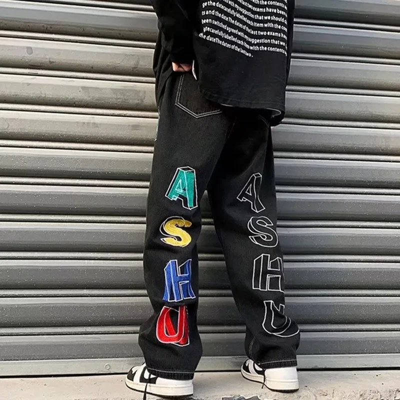 Jean oversize noir