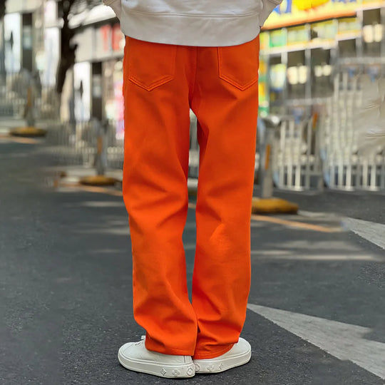 Jean large orange