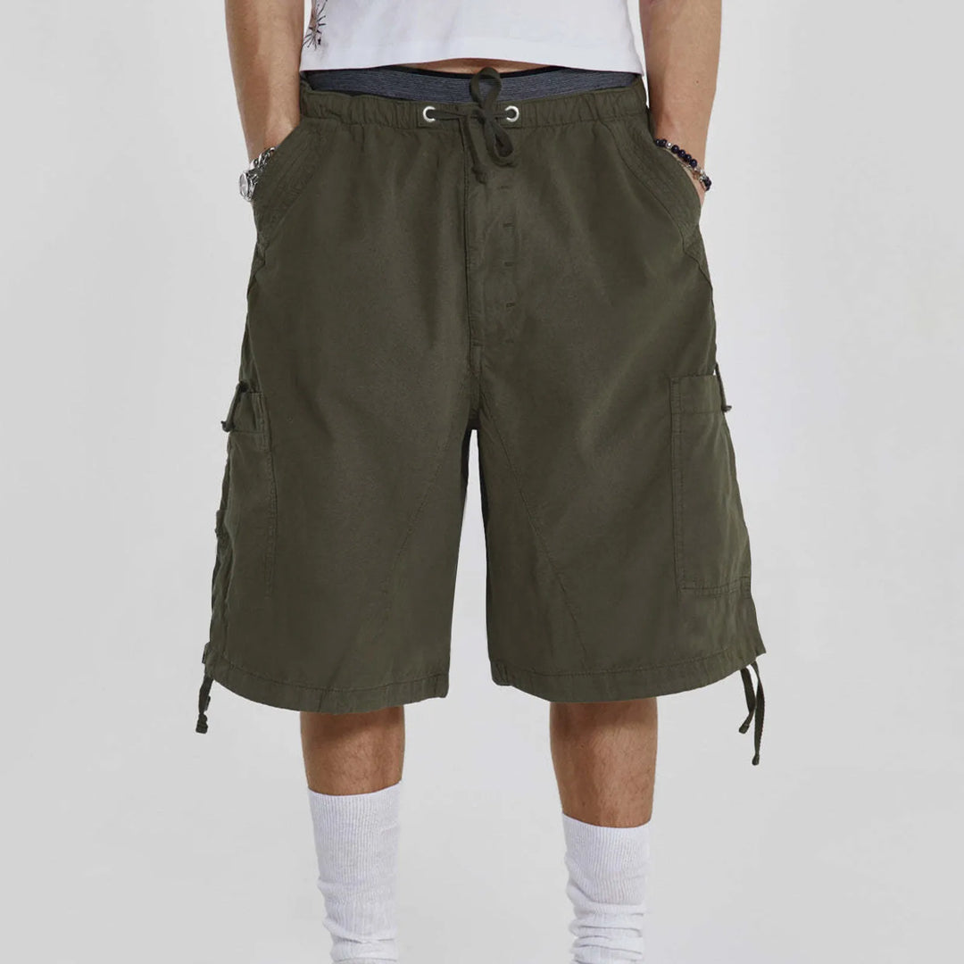 Parachute cargo shorts