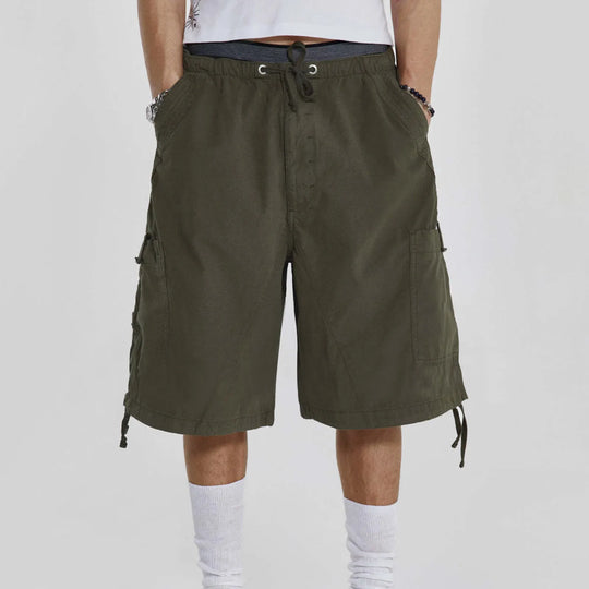 Parachute cargo shorts