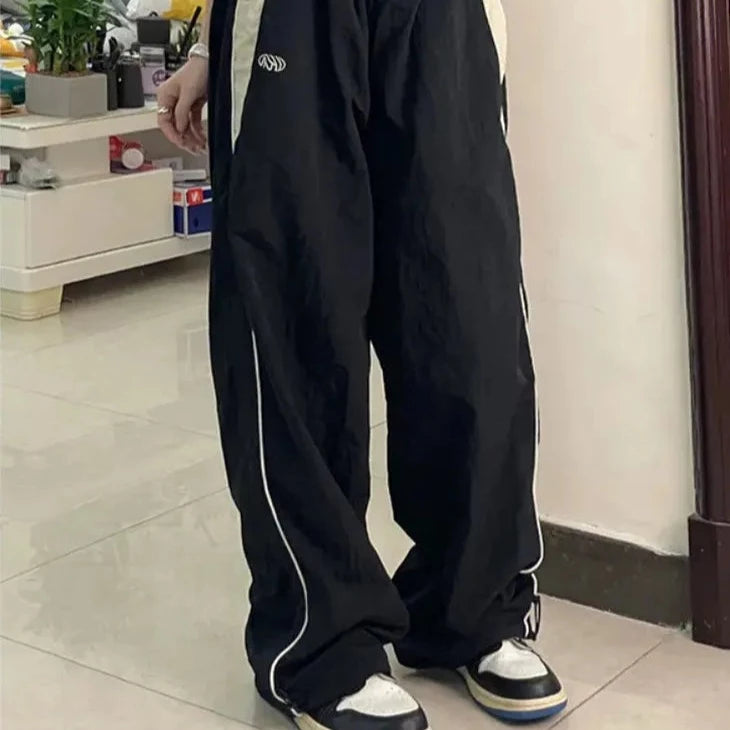 Baggy black sweatpants