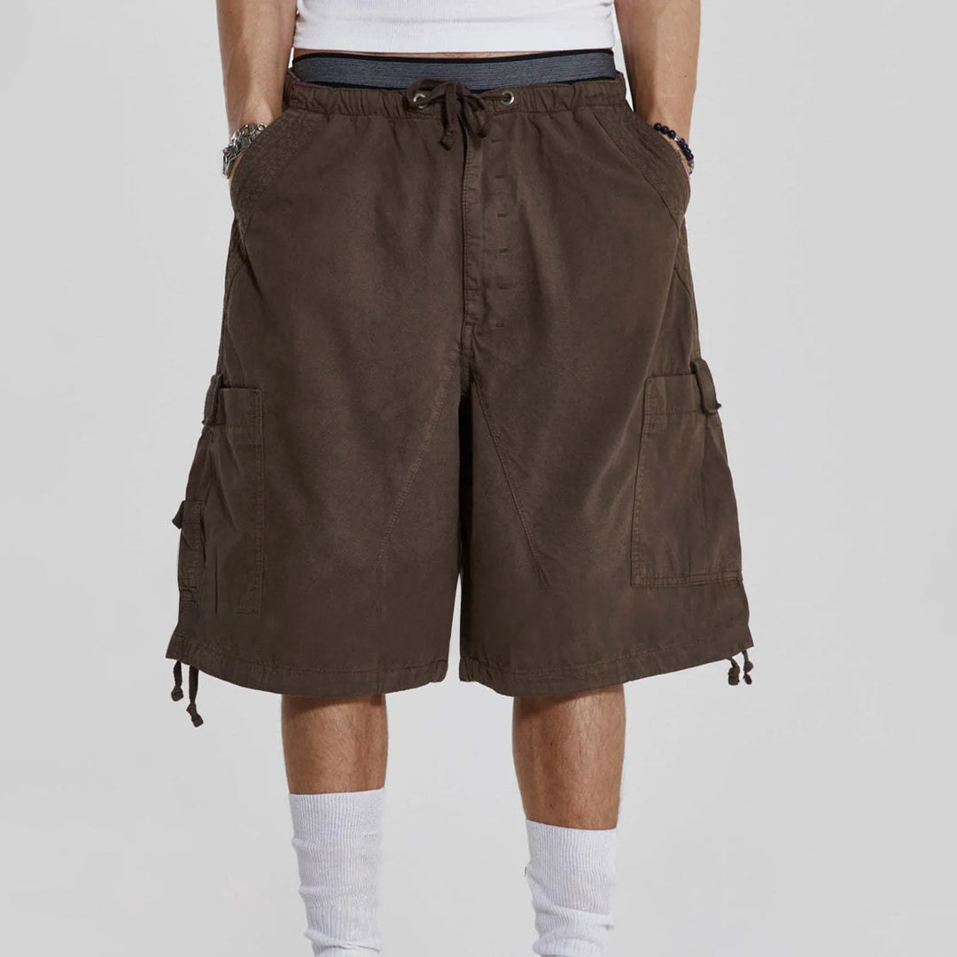 Parachute cargo shorts