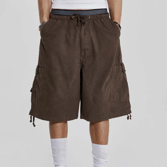 Parachute cargo shorts