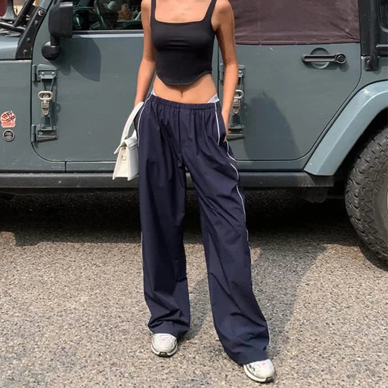 Nylon track pants