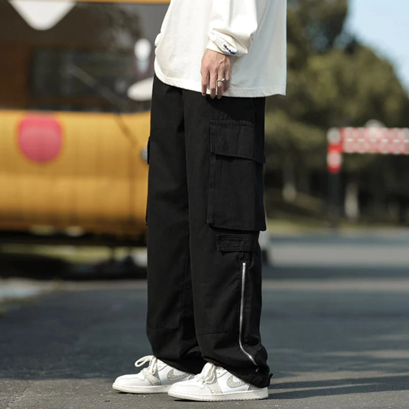 Baggy cargo pants beige