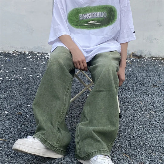 Baggy kaki Homme