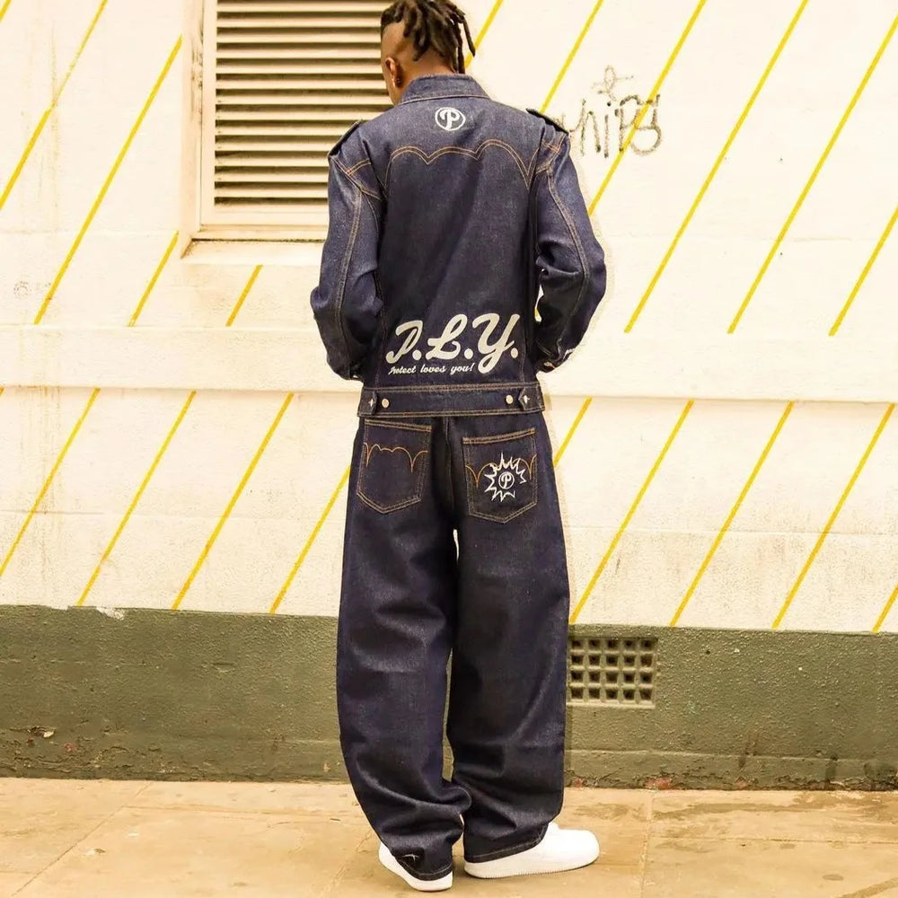 Baggy bleu foncé