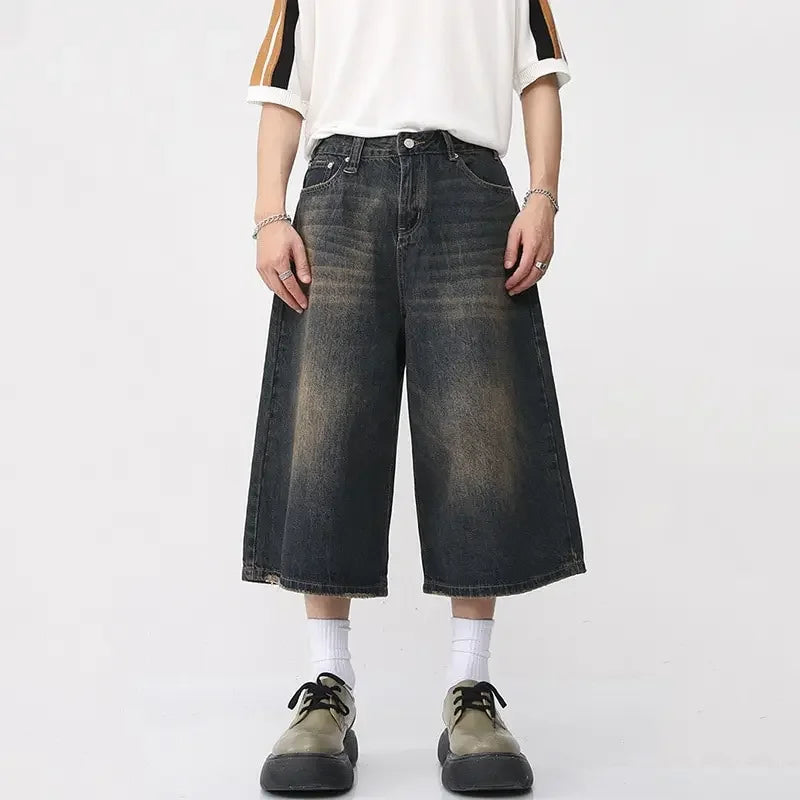Short baggy jean Homme