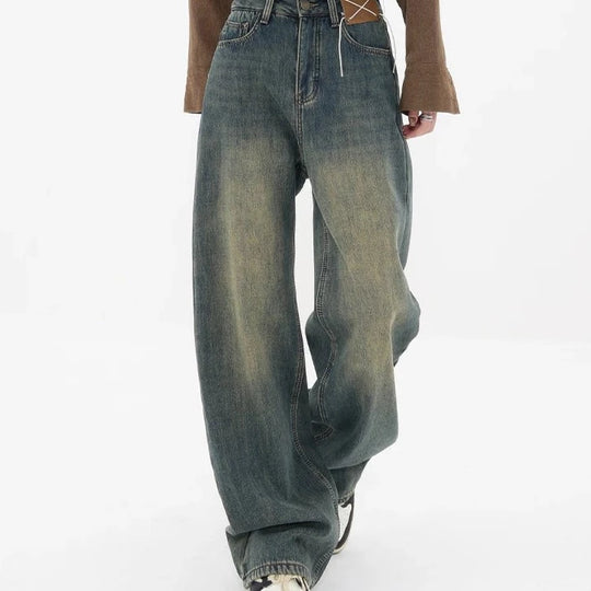 Jean large en bas