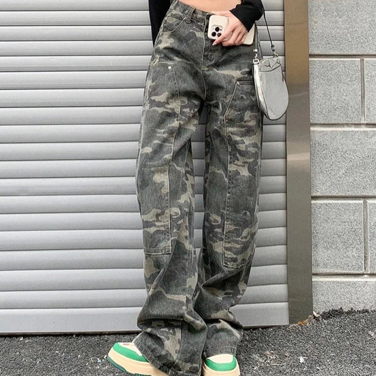 Jean large militaire