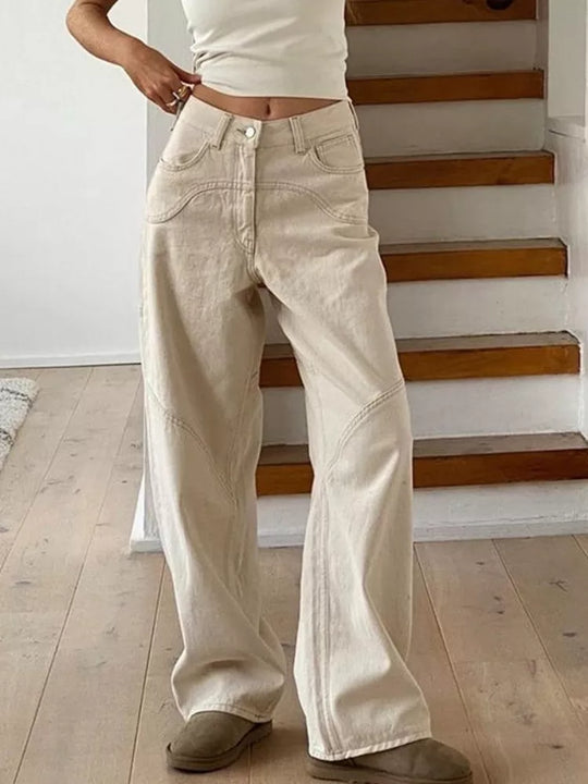 Baggy beige Femme