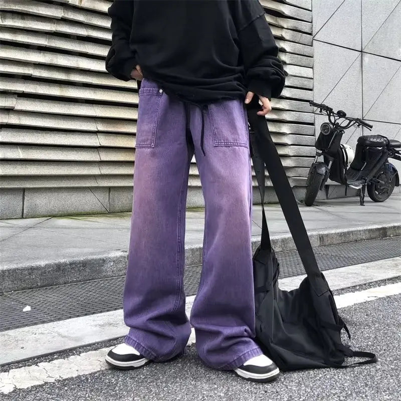 Baggy purple pants