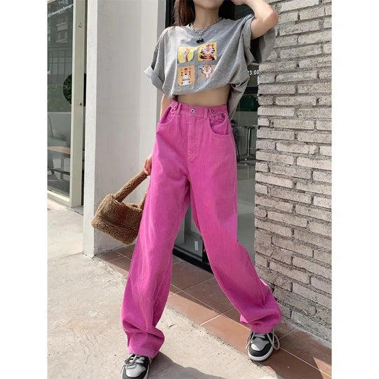Pantalon baggy velours Femme