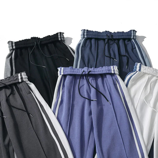 Stacked jogging pants