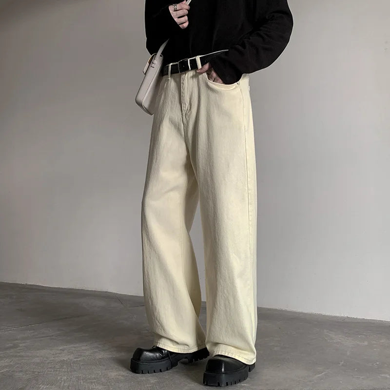 Baggy beige Homme
