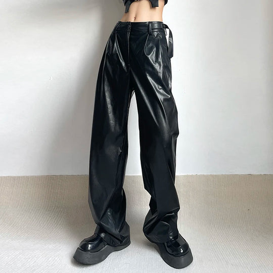 Baggy en cuir