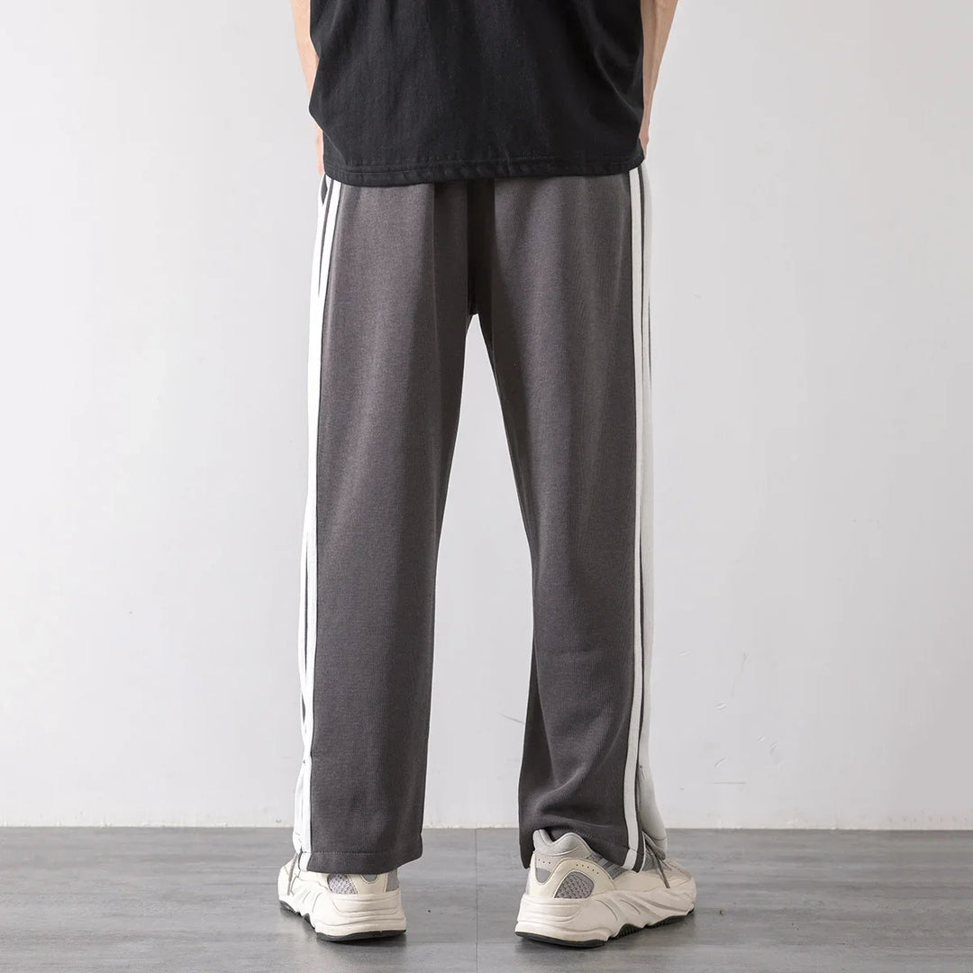 Stacked jogging pants