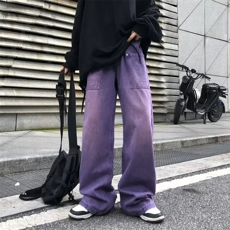 Baggy purple pants