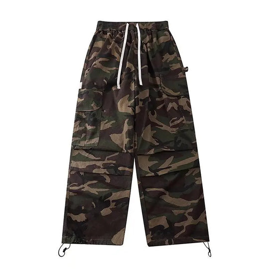 Baggy military cargo pants