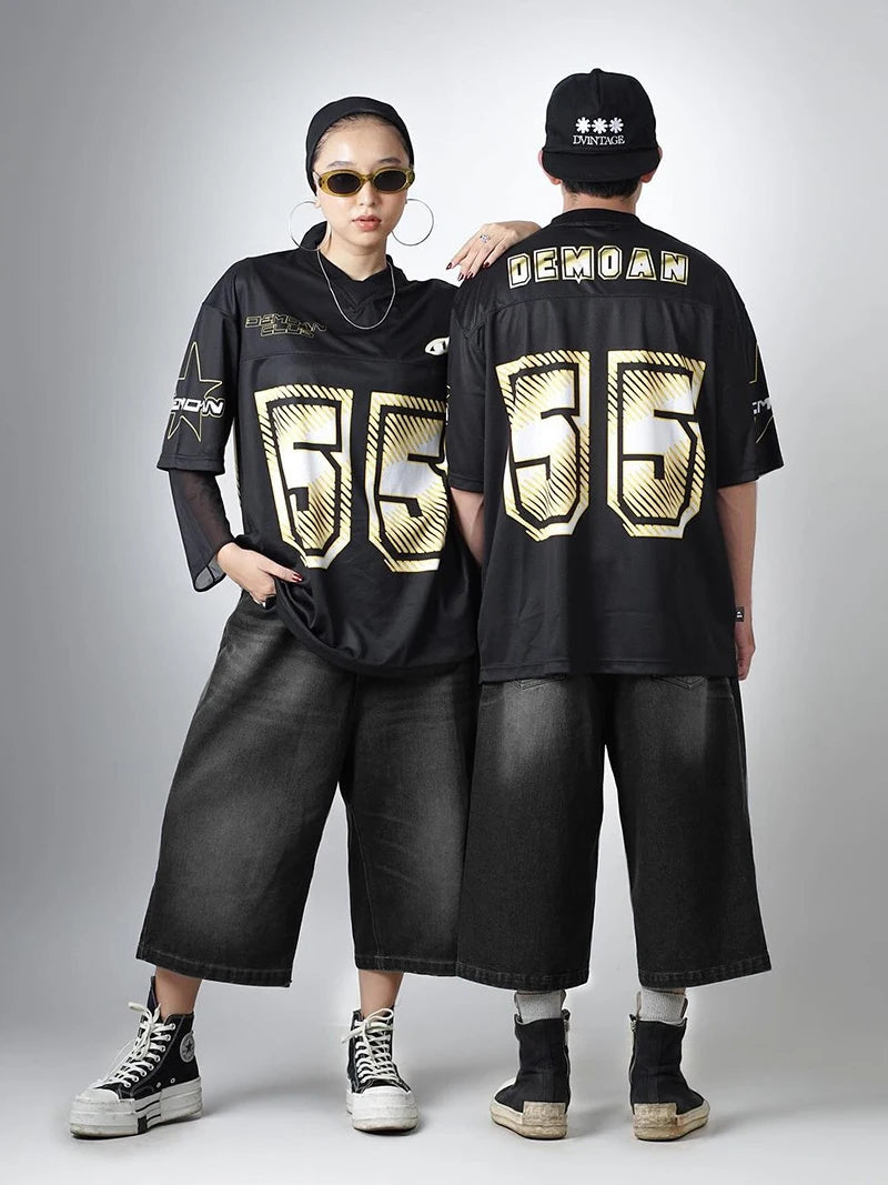 Schwarze Baggy Shorts