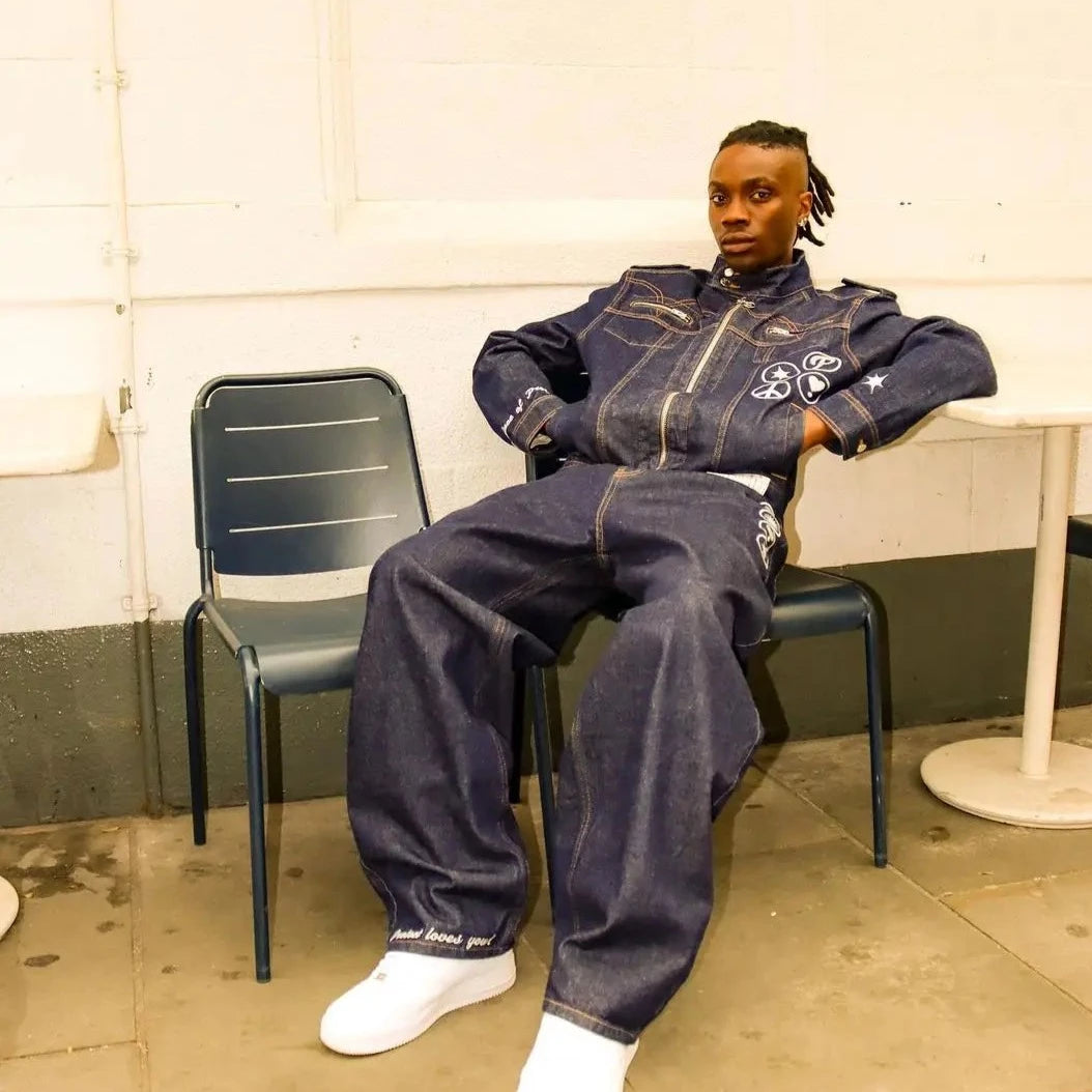 Baggy bleu foncé