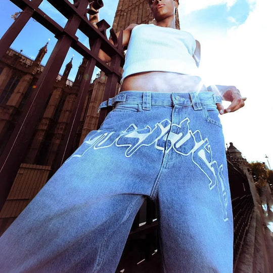 Jean large streetwear