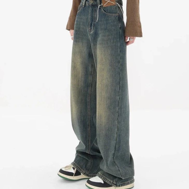 Jean large en bas