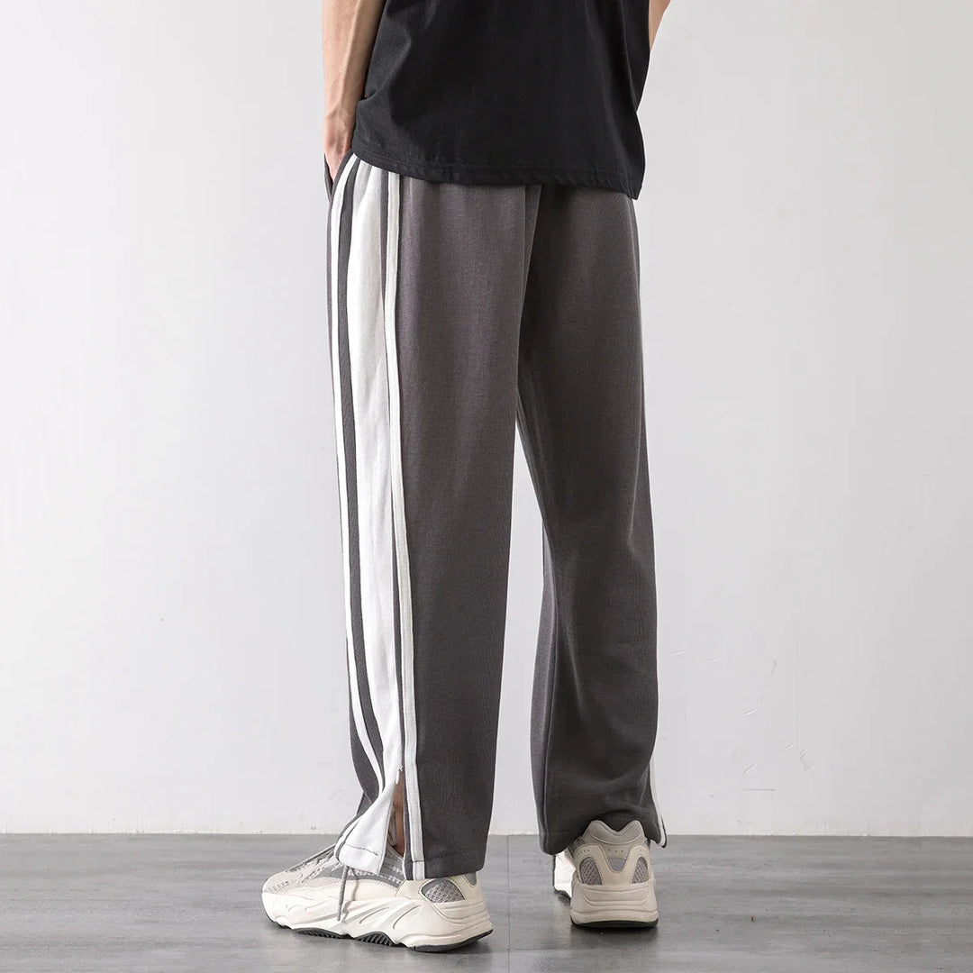 Stacked jogging pants