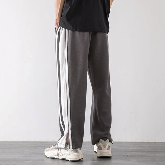 Stacked jogging pants