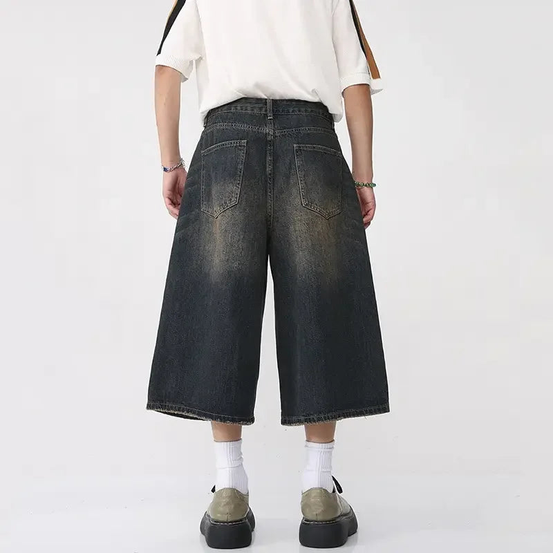 Short baggy jean Homme