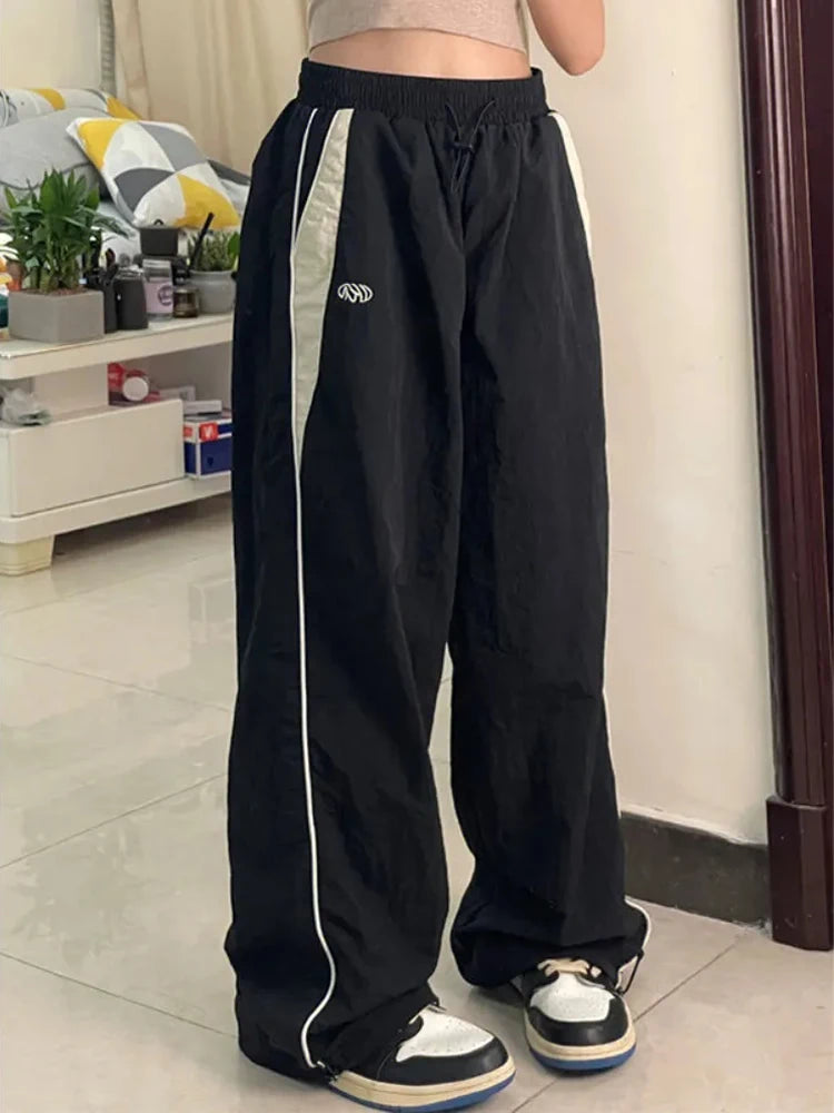 Baggy black sweatpants