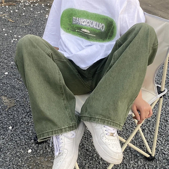 Baggy kaki Homme
