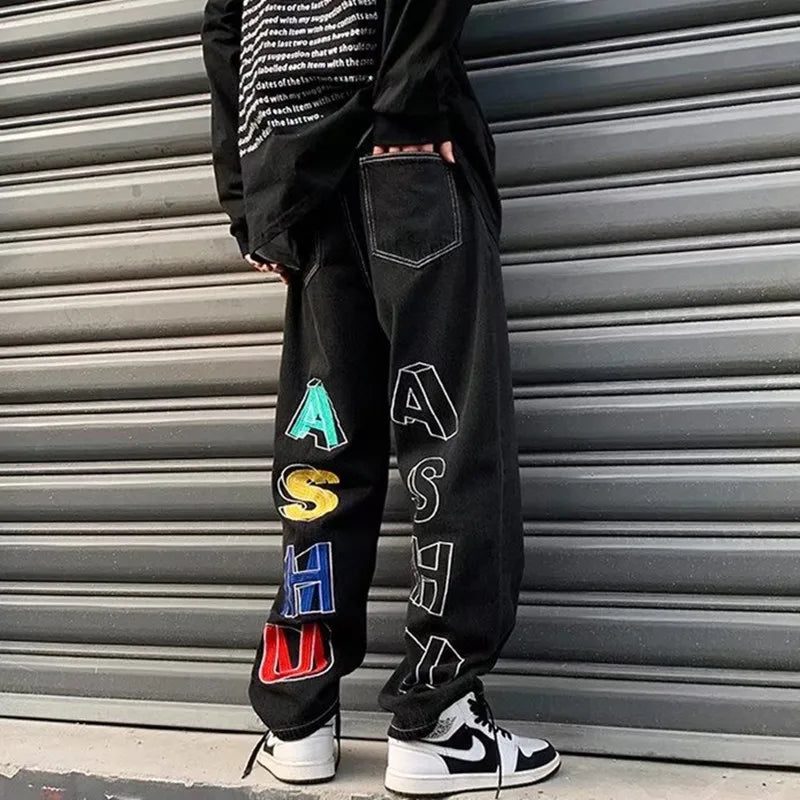 Jean oversize noir